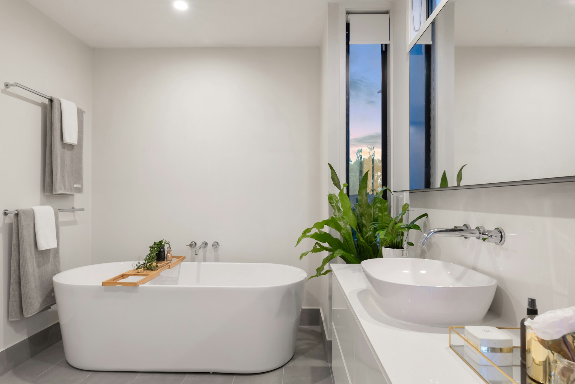 Bathroom remodel background — spa-style London renovation
