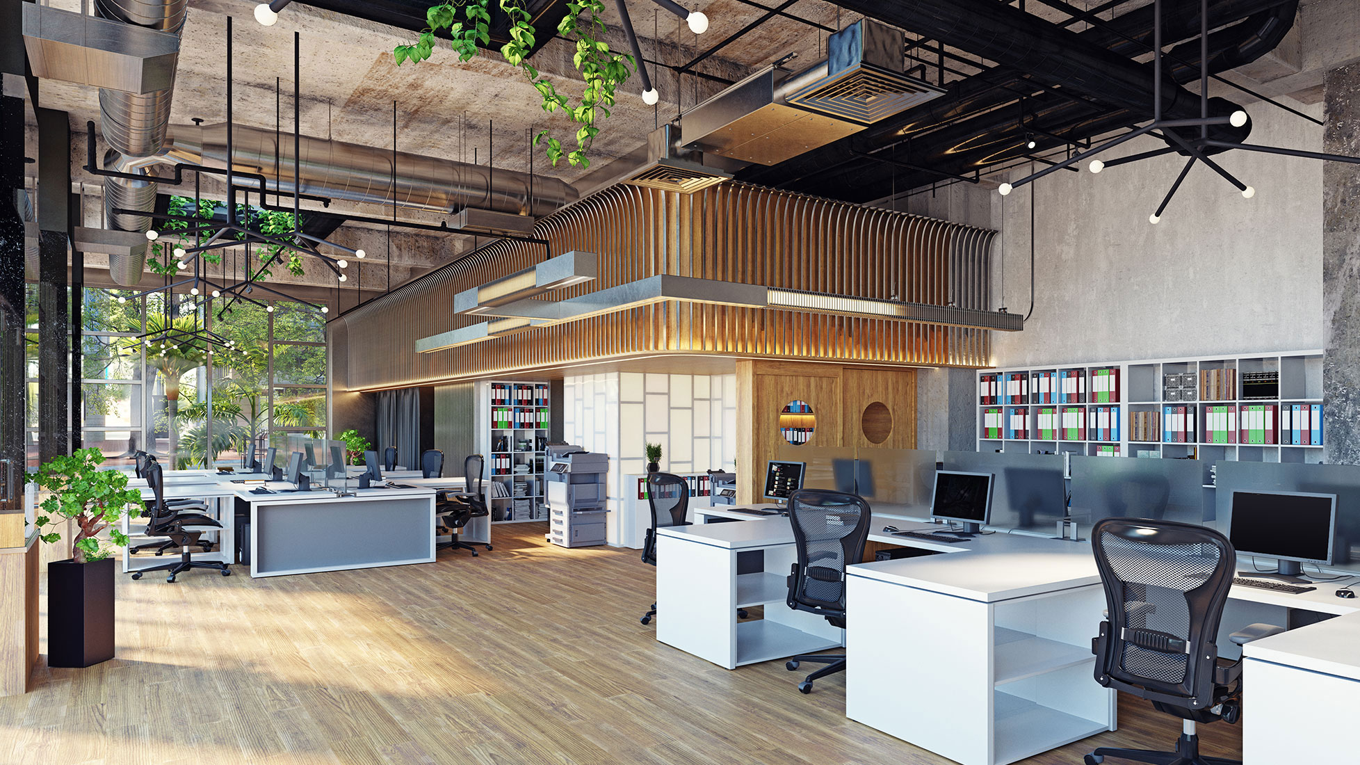 Commercial fit-out and electrical installation — office renovation project